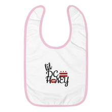 Load image into Gallery viewer, LIL DC HONEY Embroidered Baby Bib
