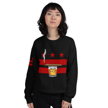 Load image into Gallery viewer, Cigar and Whiskey, DC Flag Unisex Sweatshirt