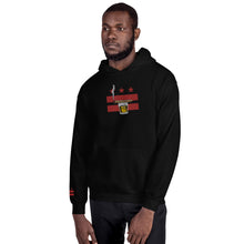 Load image into Gallery viewer, Embroidered Cigar and Whiskey DC Flag Unisex Hoodie