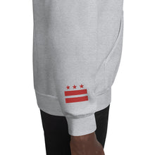 Load image into Gallery viewer, Embroidered Cigar and Whiskey DC Flag Unisex Hoodie