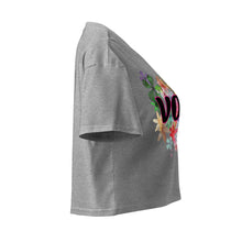 Load image into Gallery viewer, VOTE-FLOWERS Women’s crop top