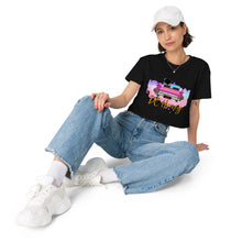 Load image into Gallery viewer, DC HONEY PINK CADILLAC GRAPHIC Women’s Crop Top