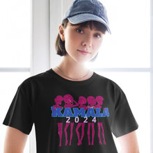 Load image into Gallery viewer, KAMALA 2024 Women’s crop top (BLACK)