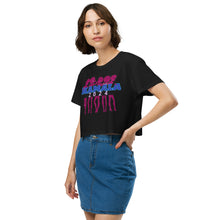 Load image into Gallery viewer, KAMALA 2024 Women’s crop top (BLACK)