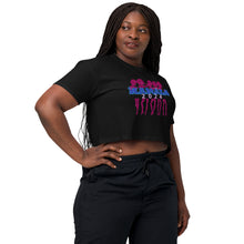 Load image into Gallery viewer, KAMALA 2024 Women’s crop top (BLACK)
