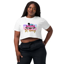 Load image into Gallery viewer, DC HONEY PINK CADILLAC GRAPHIC Women’s Crop Top
