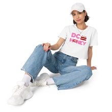 Load image into Gallery viewer, DC HONEY DISCO LETTER LOGO Women's Crop Тор