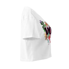 Load image into Gallery viewer, VOTE-FLOWERS Women’s crop top