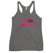 Load image into Gallery viewer, DC HONEY PINK DISCO LETTER Women's Racerback Tank