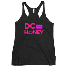 Load image into Gallery viewer, DC HONEY PINK LETTER Women's Racerback Tank