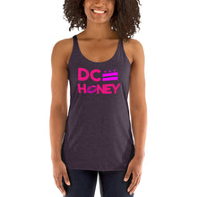 Load image into Gallery viewer, DC HONEY PINK LETTER Women's Racerback Tank