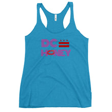 Load image into Gallery viewer, DC HONEY PINK DISCO LETTER Women's Racerback Tank