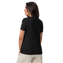Load image into Gallery viewer, KAMALA 2024 Women’s relaxed v-neck t-shirt (Black)