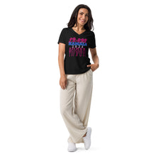 Load image into Gallery viewer, KAMALA 2024 Women’s relaxed v-neck t-shirt (Black)