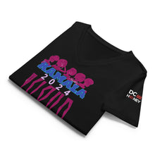 Load image into Gallery viewer, KAMALA 2024 Women’s relaxed v-neck t-shirt (Black)