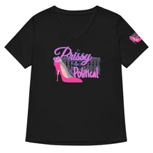 Load image into Gallery viewer, PRISSY and POLITICAL White House Women’s relaxed v-neck t-shirt