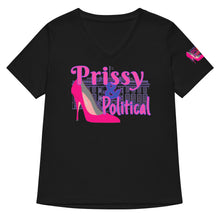 Load image into Gallery viewer, PRISSY and POLITICAL White House Heels 2 Women’s relaxed v-neck t-shirt