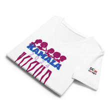 Load image into Gallery viewer, KAMALA 2024 Women’s relaxed v-neck t-shirt (White)