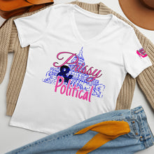 Load image into Gallery viewer, PRISSY and POLITICAL Capitol Women’s relaxed v-neck t-shirt