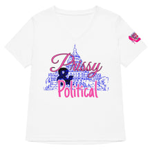 Load image into Gallery viewer, PRISSY and POLITICAL Capitol Women’s relaxed v-neck t-shirt