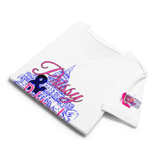 Load image into Gallery viewer, PRISSY and POLITICAL Capitol Women’s relaxed v-neck t-shirt