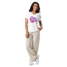 Load image into Gallery viewer, PRISSY and POLITICAL White House Women’s relaxed v-neck t-shirt