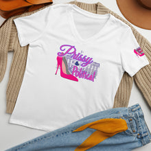Load image into Gallery viewer, PRISSY and POLITICAL White House Women’s relaxed v-neck t-shirt