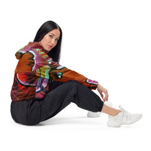 Load image into Gallery viewer, HEAD WRAP GLORY Women’s Cropped Windbreaker