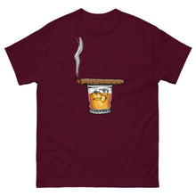 Load image into Gallery viewer, Cigar and Whiskey Men's heavyweight tee