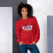 Load image into Gallery viewer, DC HONEY Pink Cadillac Unisex Sweatshirt