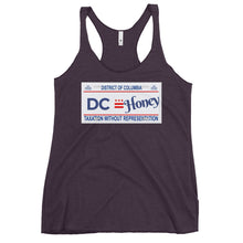 Load image into Gallery viewer, DC Honey License Plate Women's Racerback Tank