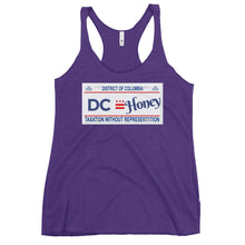 Load image into Gallery viewer, DC Honey License Plate Women's Racerback Tank
