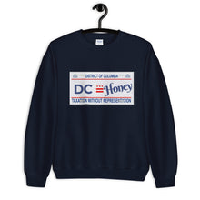 Load image into Gallery viewer, DC Honey License Plate Unisex Sweatshirt