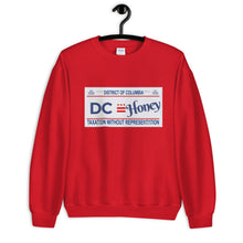 Load image into Gallery viewer, DC Honey License Plate Unisex Sweatshirt