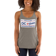 Load image into Gallery viewer, DC HONEYLICENSE PLATE Women's Racerback Tank