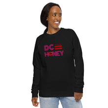 Load image into Gallery viewer, DISCO DC HONEY Unisex organic raglan sweatshirt
