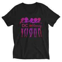 Load image into Gallery viewer, DC HONEY LADIES Unisex Short Sleeve V-Neck T-Shirt