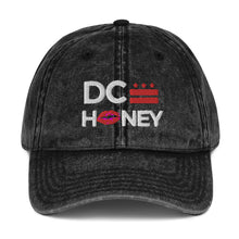 Load image into Gallery viewer, DC HONEY FLAG LOGO EMBROIDERED Vintage Cotton Twill Cap