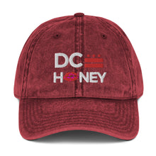 Load image into Gallery viewer, DC HONEY FLAG LOGO EMBROIDERED Vintage Cotton Twill Cap