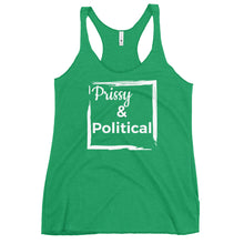 Load image into Gallery viewer, PRISSY and POLITICAL Women's Racerback Tank