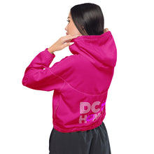 Load image into Gallery viewer, DC HONEY DISCO LETTERED Flag Logo Women’s cropped windbreaker
