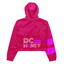 Load image into Gallery viewer, DC HONEY DISCO LETTERED Flag Logo Women’s cropped windbreaker
