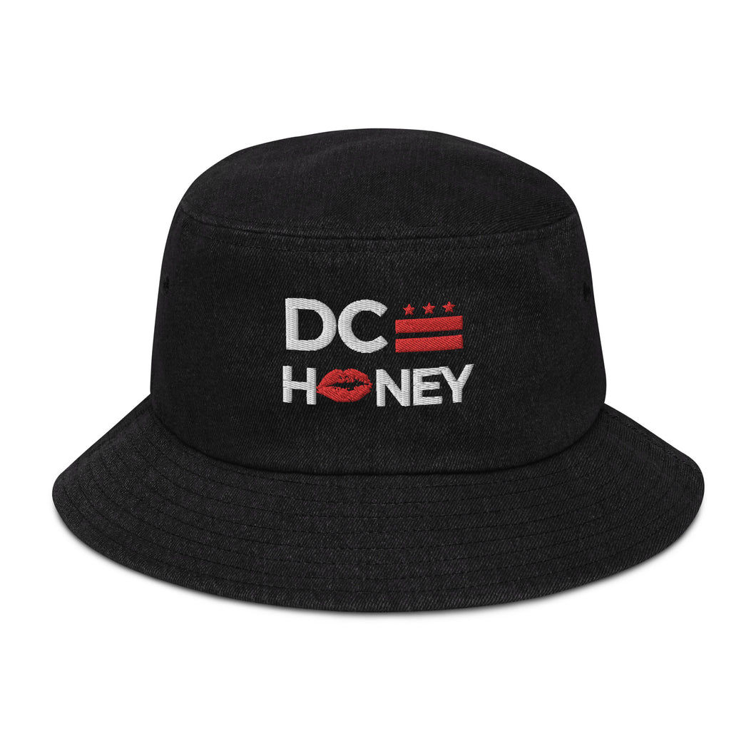 DC HONEY FLAG LOGO Denim Bucket Hat