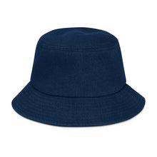 Load image into Gallery viewer, Cigar and Whiskey Denim bucket hat
