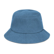 Load image into Gallery viewer, Cigar and Whiskey Denim bucket hat
