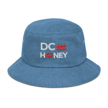 Load image into Gallery viewer, DC HONEY FLAG LOGO Denim Bucket Hat
