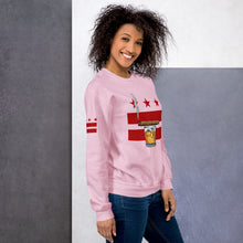 Load image into Gallery viewer, Cigar and Whiskey, DC Flag Unisex Sweatshirt
