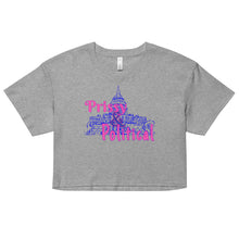 Load image into Gallery viewer, PRISSY and POLITICAL Capitol 2 Women’s crop top
