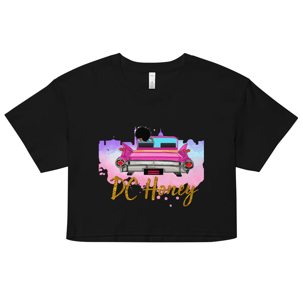 DC HONEY PINK CADILLAC GRAPHIC Women’s Crop Top