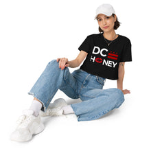 Load image into Gallery viewer, DC HONEY FLAG LOGO Women’s crop top
